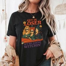 Load image into Gallery viewer, Get In Loser, We’re Going Witchin’ Vintage Shirt - Personalized Gift for Halloween Lovers Shirts PopCulturePrints