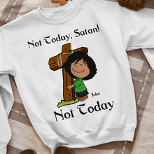 Load image into Gallery viewer, Not Today Satan Personalized Christian Shirt Shirts PopCulturePrints