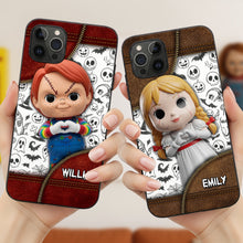 Load image into Gallery viewer, "Embrace Your Fears!" - Horror Character Phone Case - Personalized Custom Gift for Horror Lovers and Fans Phone Case PopCulturePrints