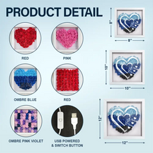 Load image into Gallery viewer, Mom and Grandma's Love - Personalized LED Light Flower Shadow Box LED Light Flower Shadow Box PopCulturePrints