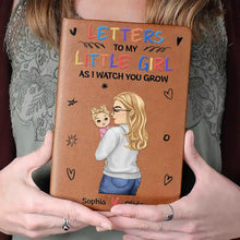 Load image into Gallery viewer, Letters To My Little Girl - Personalized Leather Journal for Moms & Grandmas Leather Journal PopCulturePrints
