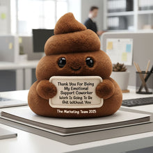 Load image into Gallery viewer, “Thank You For Being My Emotional Support Coworker” - Custom Shaped Pillow - Personalized Gift for Colleagues and Friends Pillow PopCulturePrints