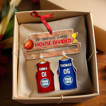 Load image into Gallery viewer, Custom Basketball Family Christmas Ornament Ornament PopCulturePrints