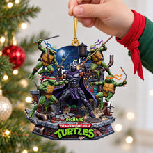 Load image into Gallery viewer, "Bring Home the Heroes!" - Personalize Your Sewer Story Christmas Ornament - Perfect Gift for TMNT Lovers Ornament PopCulturePrints