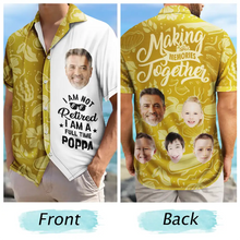 Load image into Gallery viewer, Custom Photo I'm Not Retired - Personalized Hawaiian Shirt for Dads Who Love Family Hawaiian Shirt PopCulturePrints