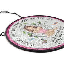 Load image into Gallery viewer, Please Be Mindful Of The Energy - Personalized Stained Glass Window Hanging Suncatcher Suncatcher Ornament PopCulturePrints