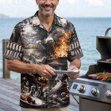 Load image into Gallery viewer, Culinary Genius Hawaiian Shirt - Personalized Gift for Chefs