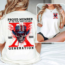 Load image into Gallery viewer, Generation X Attitude Skull Sweatshirt Shirts PopCulturePrints
