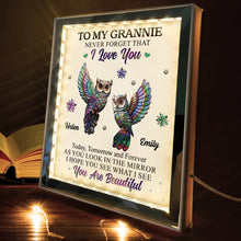 Load image into Gallery viewer, I Hope You See What I See - Personalized LED Mirror Frame Lamp - A Heartfelt Gift for Grandmothers Mirror Frame Lamp PopCulturePrints
