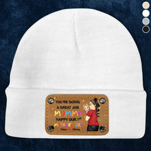 Load image into Gallery viewer, You're Doing A Great Job Mommy - Personalized Beanie - A Perfect Gift for Moms and Grandmas Beanie PopCulturePrints