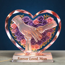 Load image into Gallery viewer, Forever Loved: Personalized Hand Of Love Acrylic Light Box - Unique Gift for Mom, Grandma & Loved Ones Light Box PopCulturePrints