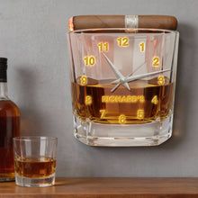 Load image into Gallery viewer, Time for Drinks: A Unique Drink Glass Acrylic Wall Clock - Personalized Gift for Drinking Lovers Hanging Wall Clock PopCulturePrints