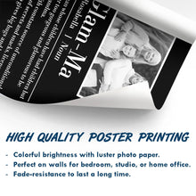 Load image into Gallery viewer, Glam-Ma: A Constant Source Of Unconditional Love - Custom Personalized Poster Poster PopCulturePrints
