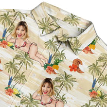 Load image into Gallery viewer, “Make a Splash with Custom Fun!” - Personalized Tropical Hawaiian Shirt - Gift for Friends and Family Hawaiian Shirt PopCulturePrints