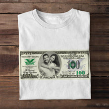 Load image into Gallery viewer, Custom Photo Gift Shirt for Couples - The Happy Couple Shirts PopCulturePrints
