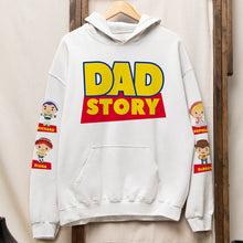 Load image into Gallery viewer, "Create Lasting Memories with Daddy Story Shirt" - Personalized Gift for Dad, Grandpa & Special Moments AOP Products PopCulturePrints