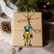Load image into Gallery viewer, Custom Football Player Acrylic Ornament Ornament PopCulturePrints