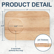 Load image into Gallery viewer, Grandma You Are Tea-Riffic - Personalized Serving Board with Cup Holder - a Unique Gift for Grandma Serving Board With Cup Holder PopCulturePrints