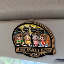 Load image into Gallery viewer, Home Sweet Home Family - Personalized Custom Car Visor Clip Car Visor Clip PopCulturePrints
