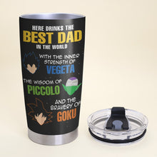 Load image into Gallery viewer, Personalized Super Dad Tumbler - Inspired by Iconic Heroes Tumbler Cup PopCulturePrints