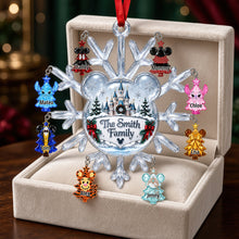 Load image into Gallery viewer, “A Memory to Cherish” - Snowy Christmas Memories Ornament - Personalized Family Gift