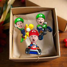 Load image into Gallery viewer, Personalized Kids Christmas Ornaments - Fun Photo Gift Ornament PopCulturePrints
