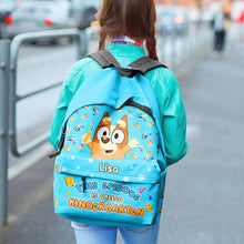 Load image into Gallery viewer, Personalized Bluey Cartoon School Backpacks for Kids Backpack PopCulturePrints