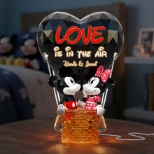 Load image into Gallery viewer, Love is in the Air - Cute Balloon Couple Light Box - Personalized Gifts For Couples Light Box PopCulturePrints