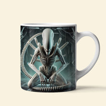 Load image into Gallery viewer, Xenomorph Love Coffee Mug - Perfect Gift for Sci-Fi Fans Coffee Mug PopCulturePrints
