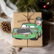 Load image into Gallery viewer, Personalized Kids' Christmas Cartoon Car Ornament Ornament PopCulturePrints