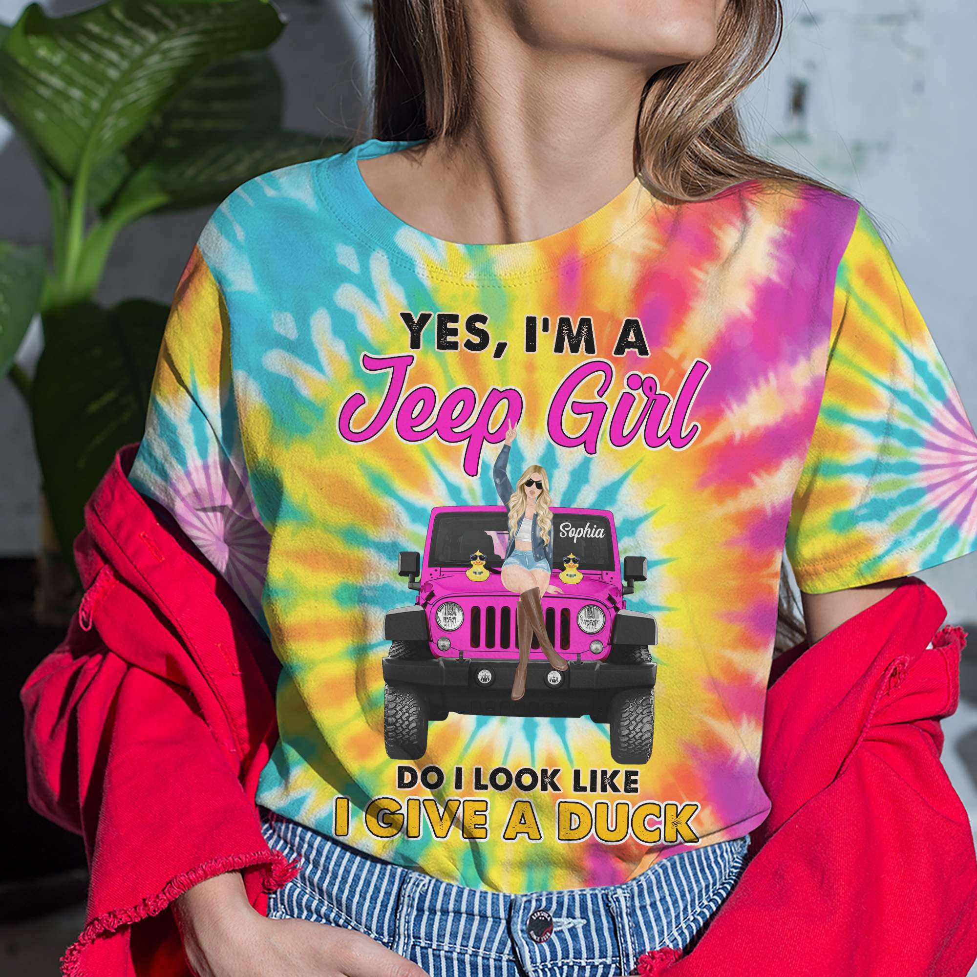 Personalized Jeep Girl Cap with Sunflower and Custom Name AOP Products PopCulturePrints