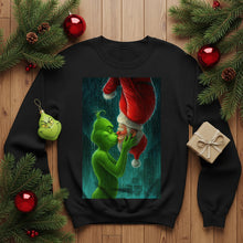 Load image into Gallery viewer, Embrace the Holiday Spirit: Unique Santa Grinch Sweatshirt - Personalized Gift for Christmas Lovers Shirts PopCulturePrints