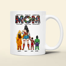 Load image into Gallery viewer, Superdad Personalized Coffee Mug - Perfect Gift for Father's Day Coffee Mug PopCulturePrints