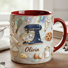 Load image into Gallery viewer, Baker’s Dream Coffee Mug - Personalized Gift for Baking Lovers Coffee Mug PopCulturePrints