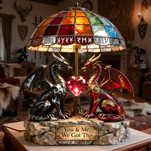 Load image into Gallery viewer, You & Me, We Got This - Viking Couple Light Box - Personalized Gift for Couples Light Box PopCulturePrints