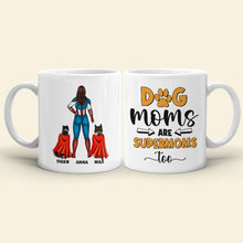 Load image into Gallery viewer, Super Dog Mom Personalized Mug - Custom Gift for Pet Lovers Coffee Mug PopCulturePrints