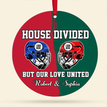 Load image into Gallery viewer, Personalized Ice Hockey Lovers Christmas Ornament for Couples - Valentine's Day Gifts Ornament PopCulturePrints