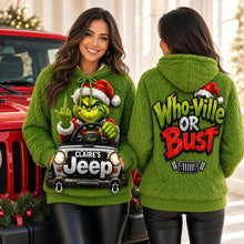 Load image into Gallery viewer, “Who-Ville or Bust”: Personalized Grinch Off-Road Journey 3D Shirt - Custom Gift for Off-Road Lovers