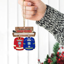 Load image into Gallery viewer, Personalized Ice Hockey Family Christmas Ornament Ornament PopCulturePrints