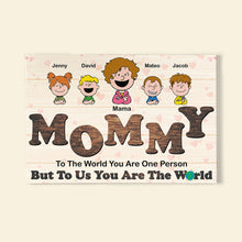 Load image into Gallery viewer, Personalized Mommy Canvas - Heartfelt Family Gift Poster & Canvas PopCulturePrints