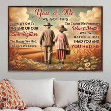 Load image into Gallery viewer, Romantic Couple Personalized Canvas Print - Timeless Love Art Poster & Canvas PopCulturePrints