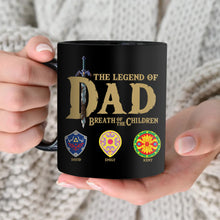 Load image into Gallery viewer, Legend of Dad Personalized Coffee Mug Coffee Mug PopCulturePrints