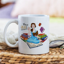 Load image into Gallery viewer, Personalized Book Lover Mug - Custom Coffee Mug for Readers Coffee Mug PopCulturePrints