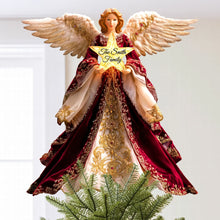 Load image into Gallery viewer, Personalized Guardian Angel Christmas Tree Topper - A Meaningful Gift for Families Ornament PopCulturePrints