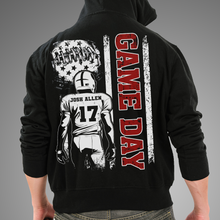 Load image into Gallery viewer, Custom American Football Fan Shirt - Personalized Game Day Apparel Shirts PopCulturePrints