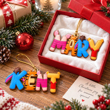Load image into Gallery viewer, Celebrate Childhood Memories with Custom Name Alphabet Ornament - Personalized Christmas Gift