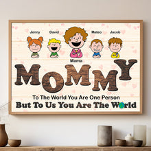 Load image into Gallery viewer, Personalized Mommy Canvas - Heartfelt Family Gift Poster & Canvas PopCulturePrints