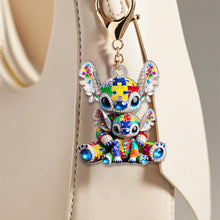 Load image into Gallery viewer, Embrace Love: Personalized Autism Mom Keychain - A Meaningful Gift for Mother's Day Keychains PopCulturePrints