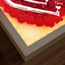 Load image into Gallery viewer, Mom and Grandma's Love - Personalized LED Light Flower Shadow Box LED Light Flower Shadow Box PopCulturePrints