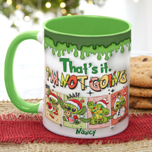 Load image into Gallery viewer, Personalized Alien Christmas Mug - Fun Holiday Gift Coffee Mug PopCulturePrints